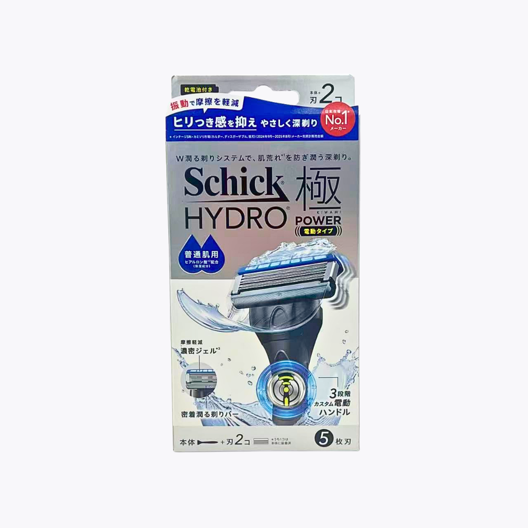 Schick Hydro 極動力 一般肌膚適用刮鬍刀 本體＋刀片2個