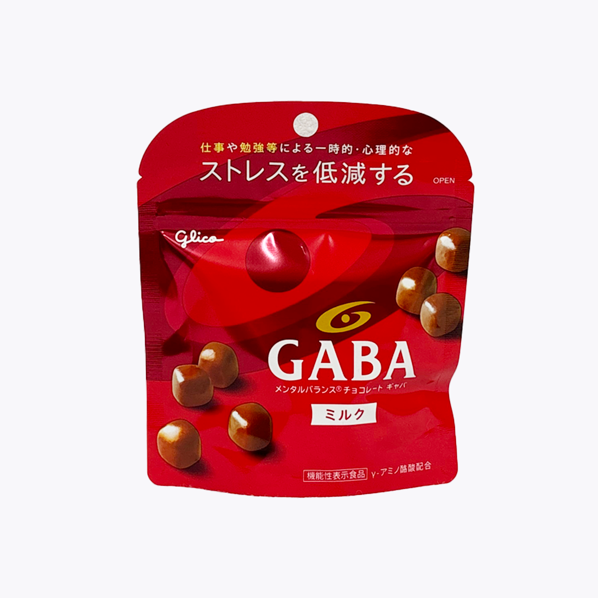 【機能性表示食品】Glico 固力果 減壓巧克力 GABA 牛奶巧克力 51g