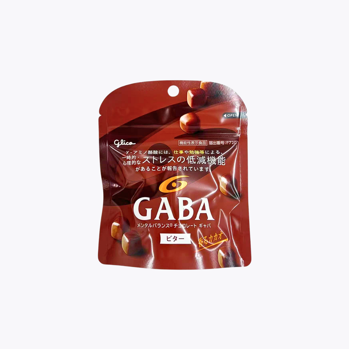 【機能性表示食品】Glico 固力果 減壓巧克力 GABA 黑巧克力 51g
