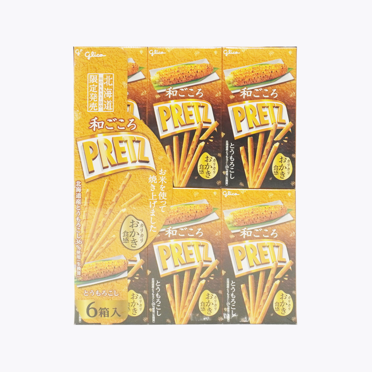 Glico 固力果 北海道限定發售 PRETZ 百力滋餅乾棒 玉米風味