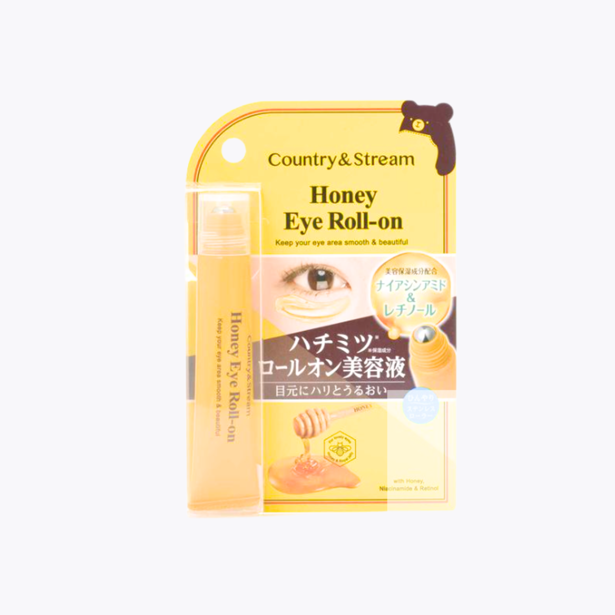 Country & Stream 蜂蜜 滾珠式眼部按摩精華液 蜜糖護眼精華棒 美容液 15ml
