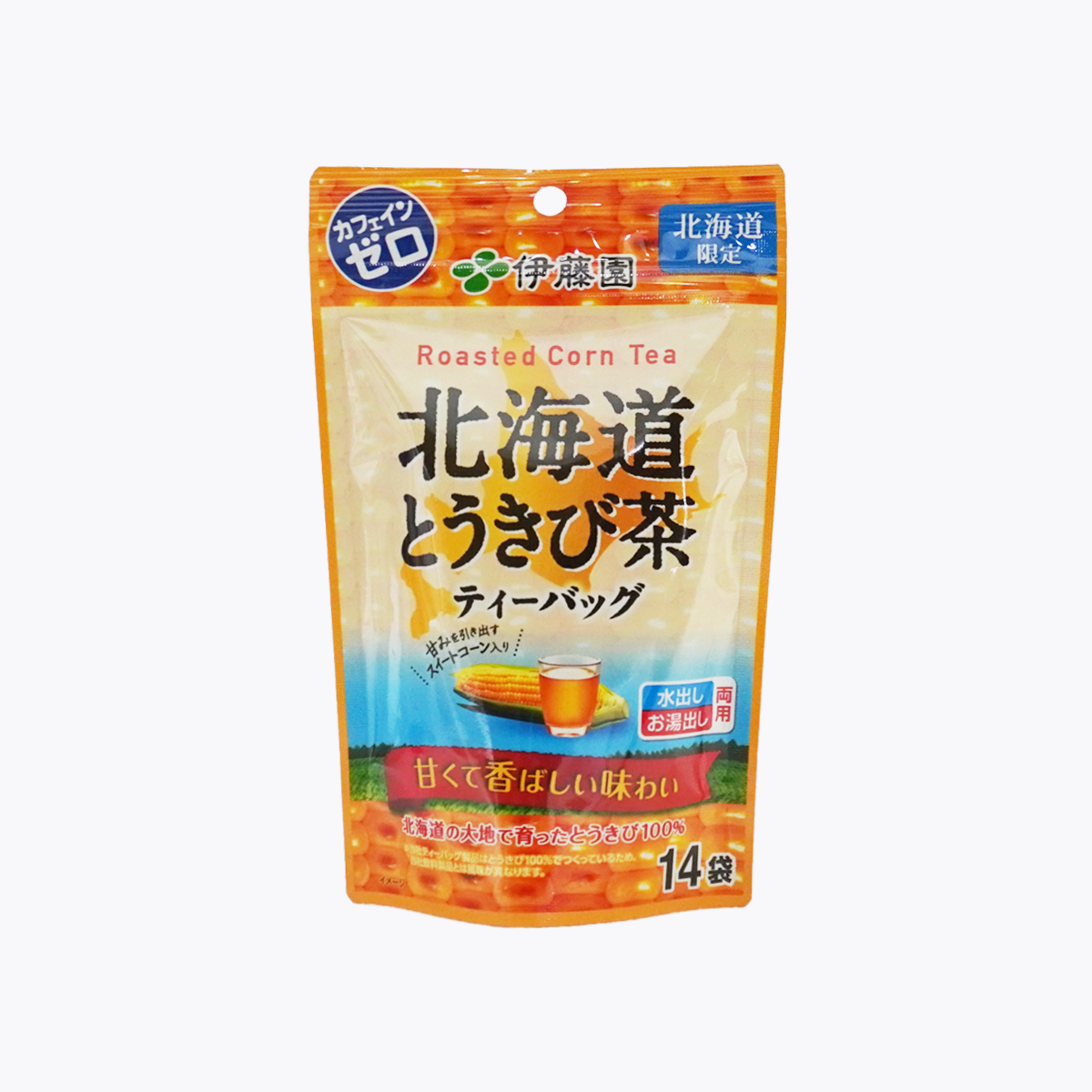 伊藤園 北海道玉米茶 茶包 無咖啡因 14包 56g