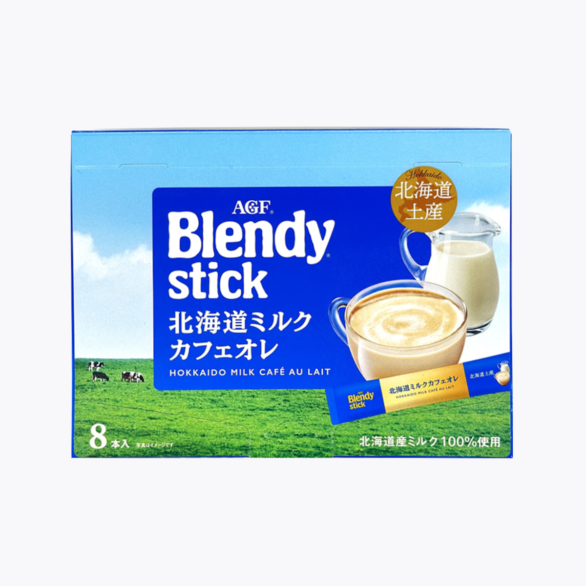 味之素 AGF Blendy 北海道牛奶咖啡歐蕾 18gx8本