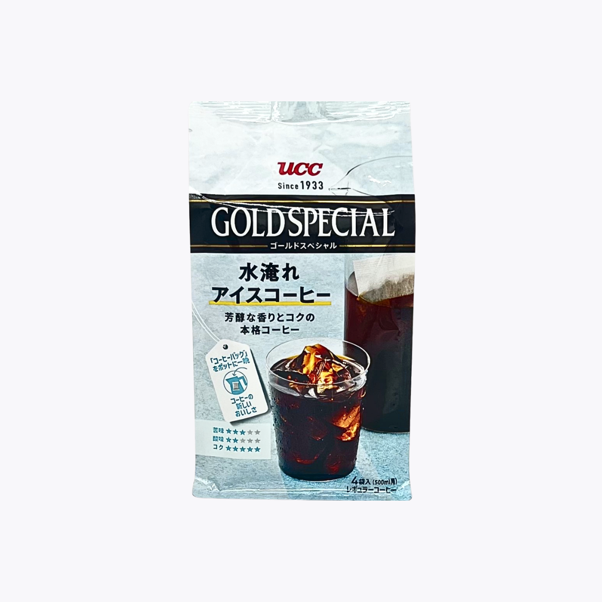 UCC 上島咖啡 Gold Special 冷萃浸泡式咖啡包 500ml用 120g（30g×4包）