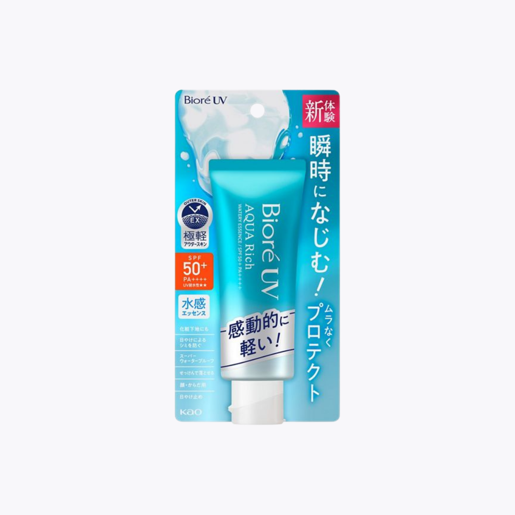 Kao 花王 Biore UV 水凝長效保濕防曬乳 臉部及身體適用 防曬 SPF50+ PA++++ UV耐水性★★ 白色鈴蘭香 70g