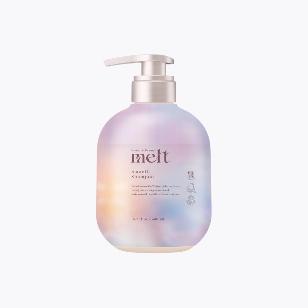 花王 MELT 水潤滋養修護柔順洗髮精 牡丹＆無花果香 480ml