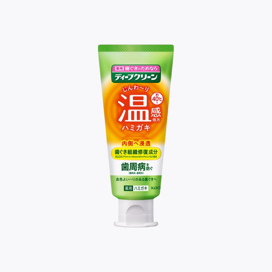 【醫藥部外品】花王 Deep Clean 藥用溫感牙膏 預防牙周病 修復牙齦組織 85g