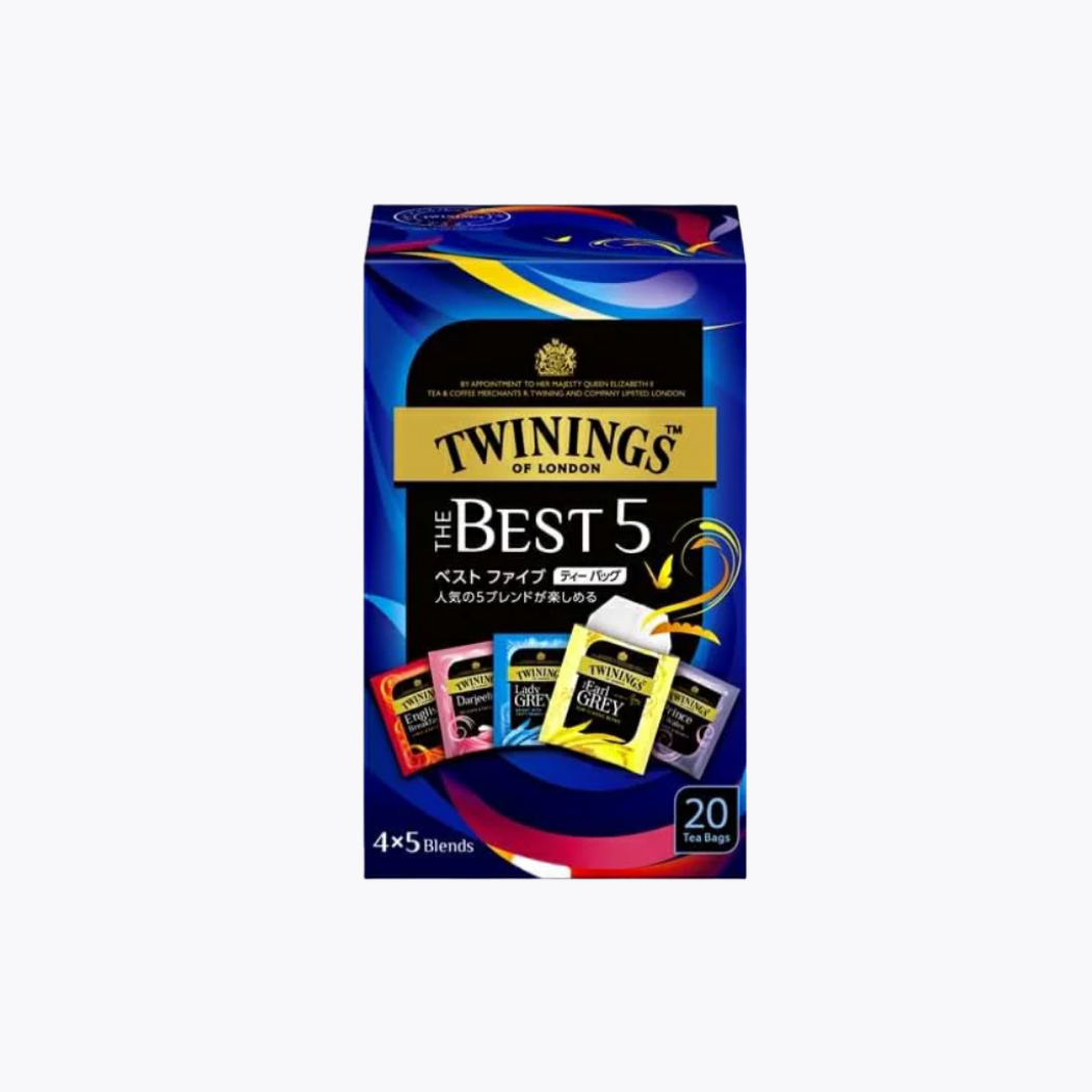 片岡物產 Twinings 唐寧茶 精選五種茶 茶包 20袋入 41g