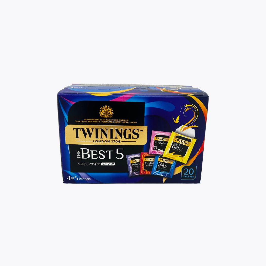 片岡物產 Twinings 唐寧茶 精選五種茶 茶包 20袋入 41g
