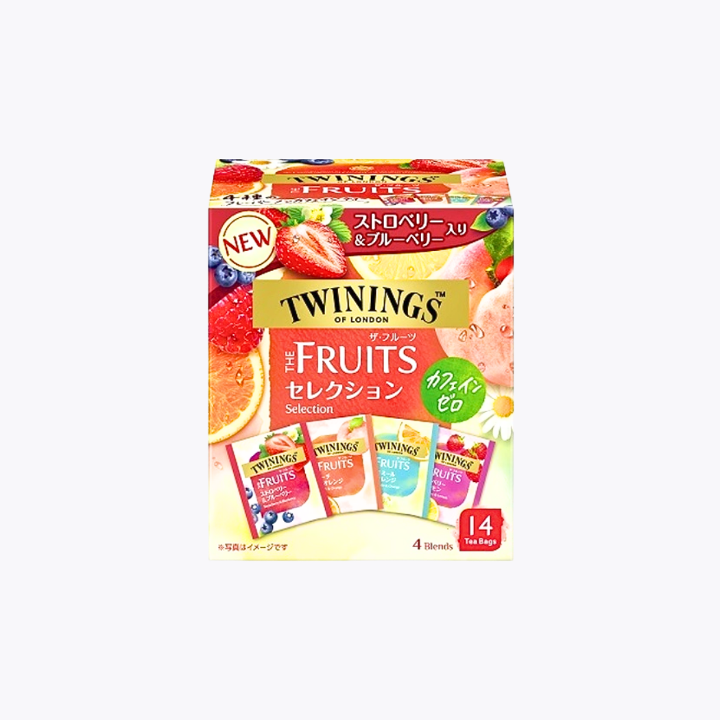 片岡物產 Twinings 唐寧茶 水果茶精選 茶包 無咖啡因 14袋入