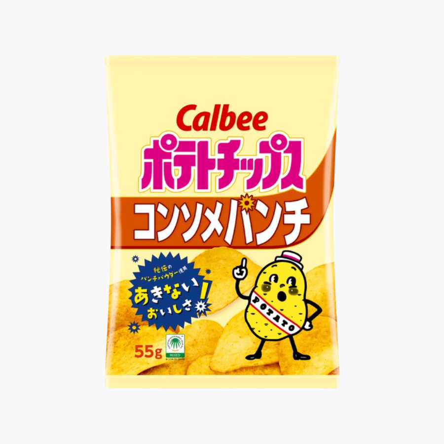 Calbee 卡樂比 洋芋片 雞汁口味 55g