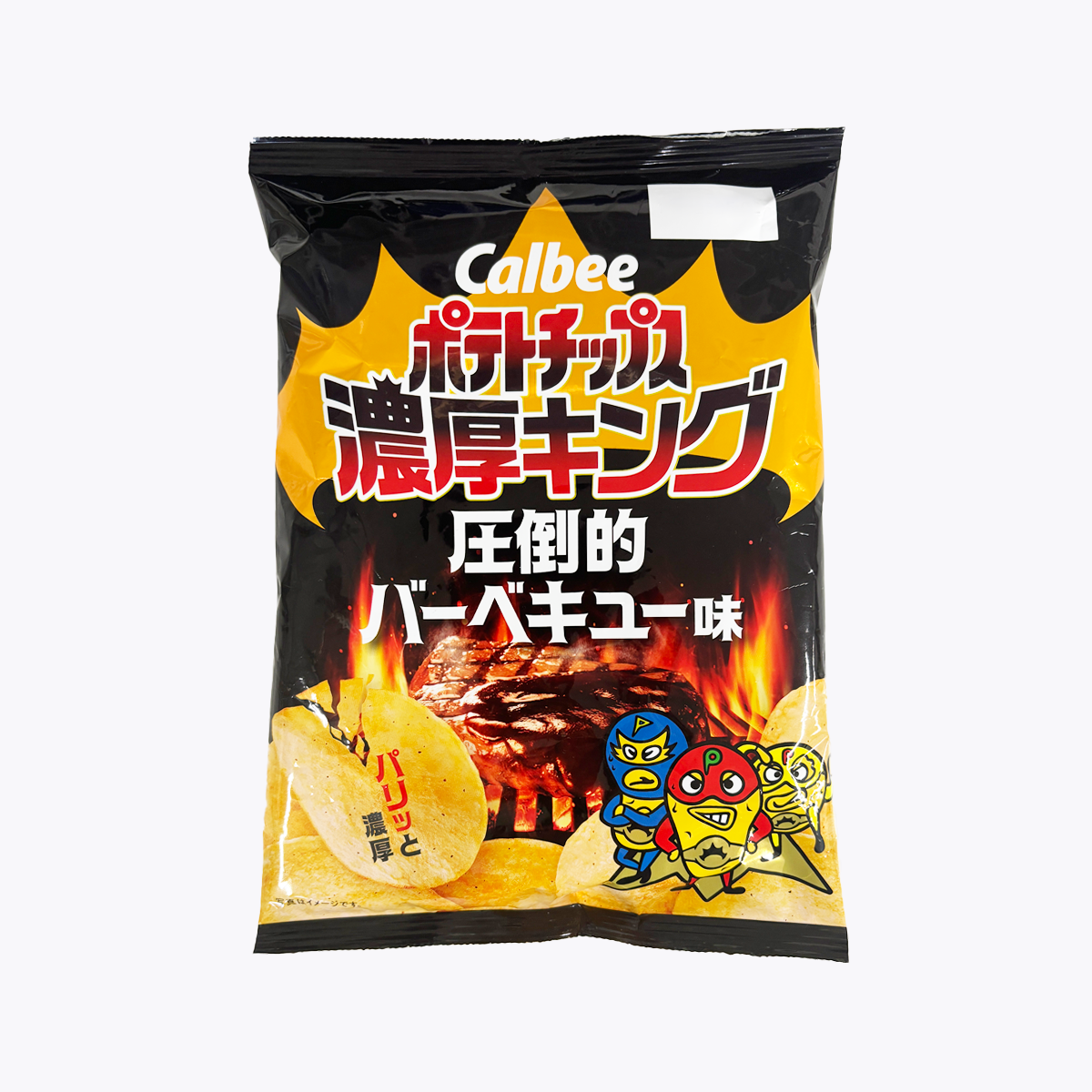 Calbee 卡樂比 洋芋片 濃厚王者 壓倒性BBQ口味 55g