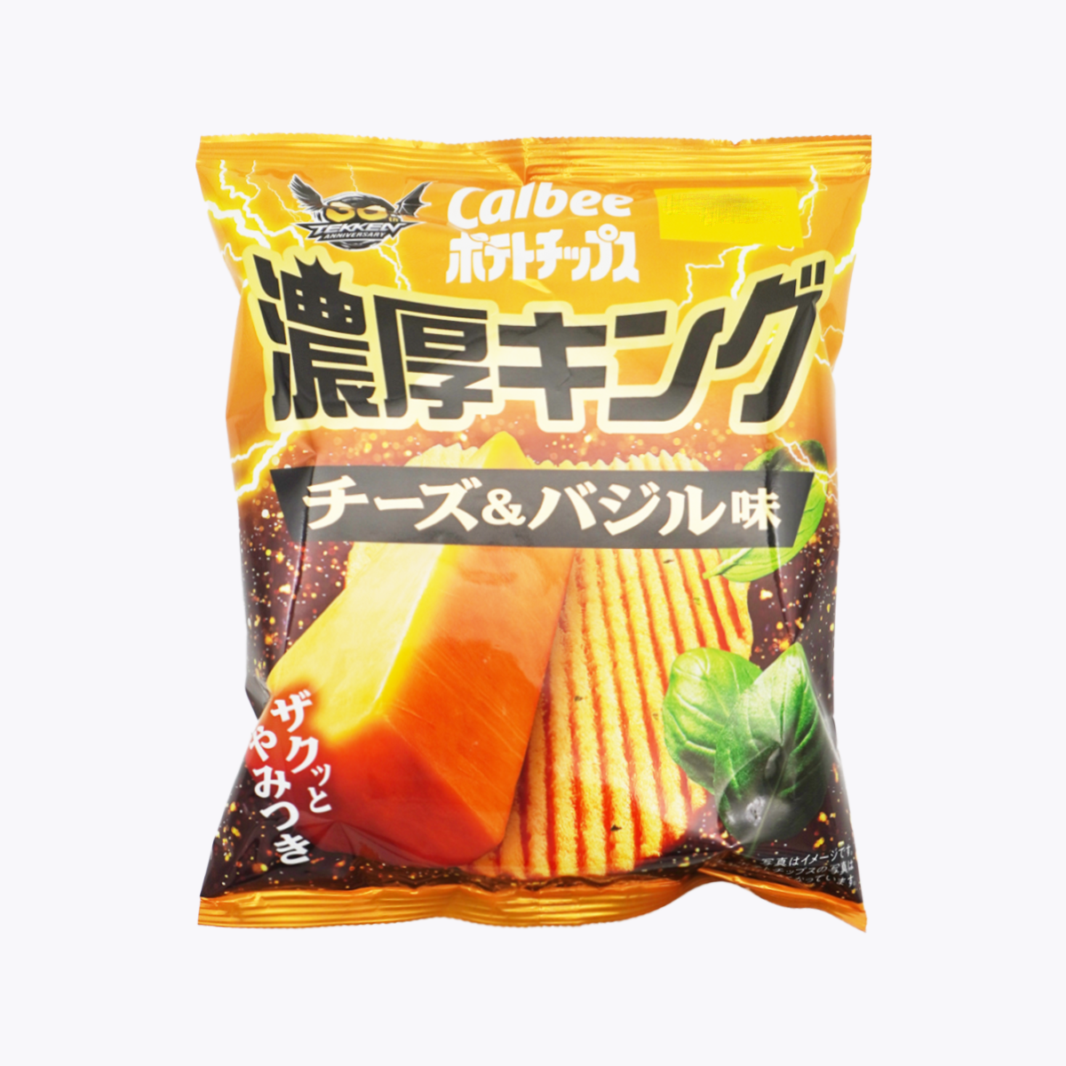 Calbee 卡樂比 洋芋片 濃厚KING 起司羅勒口味  52g