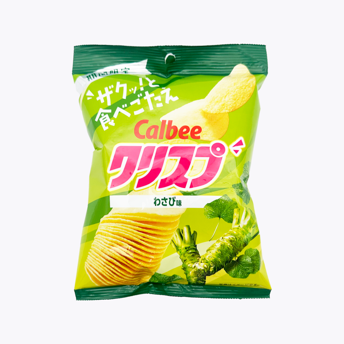 Calbee 卡樂比 Crisp 薄脆洋芋片 芥末風味 45g