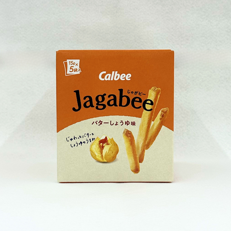Calbee卡樂比 Jagabee薯條 奶油醬油味 75g（15g×5包）