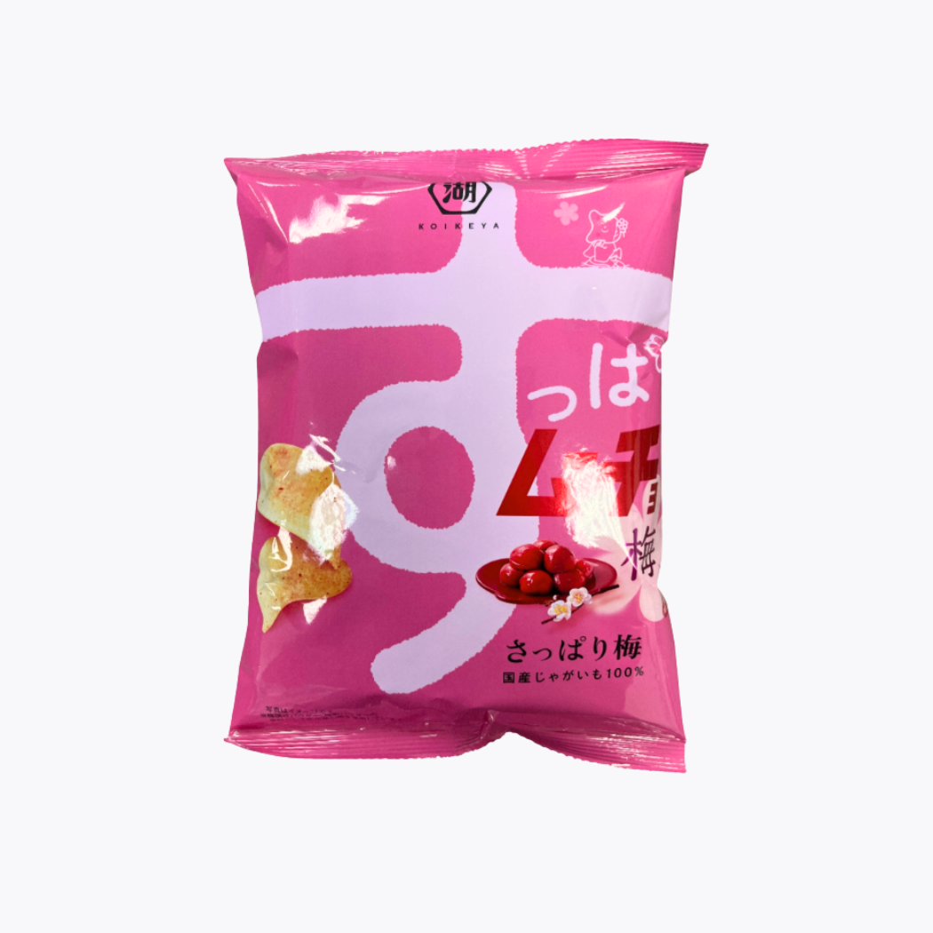 湖池屋 酸叭姆久 洋芋片 清爽梅子口味 55g
