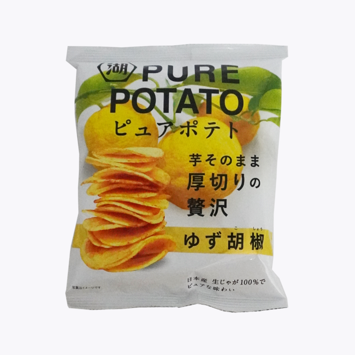 湖池屋 純粹薯 洋芋片 柚子胡椒口味 52g