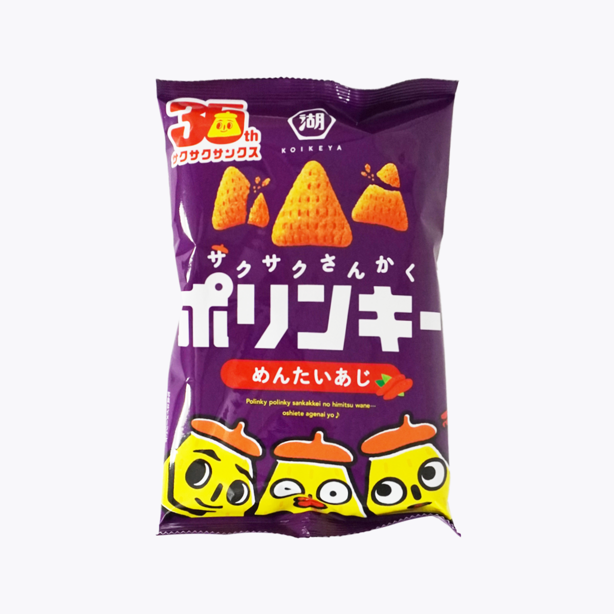 湖池屋 三角脆酥啵利吉 玉米脆酥 明太子風味 55g