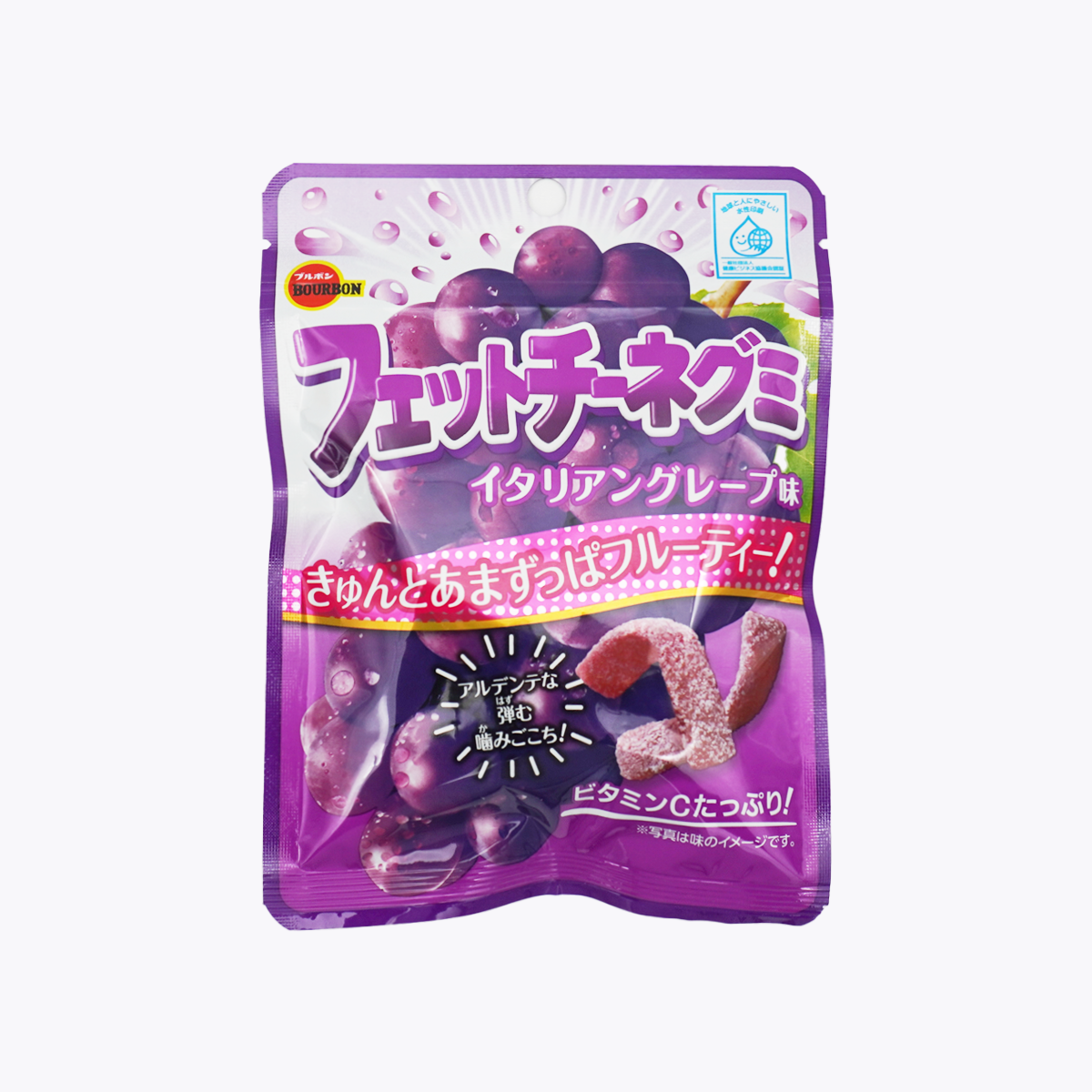 Bourbon Fettucine 義大利寬麵軟糖 義大利葡萄風味 50g