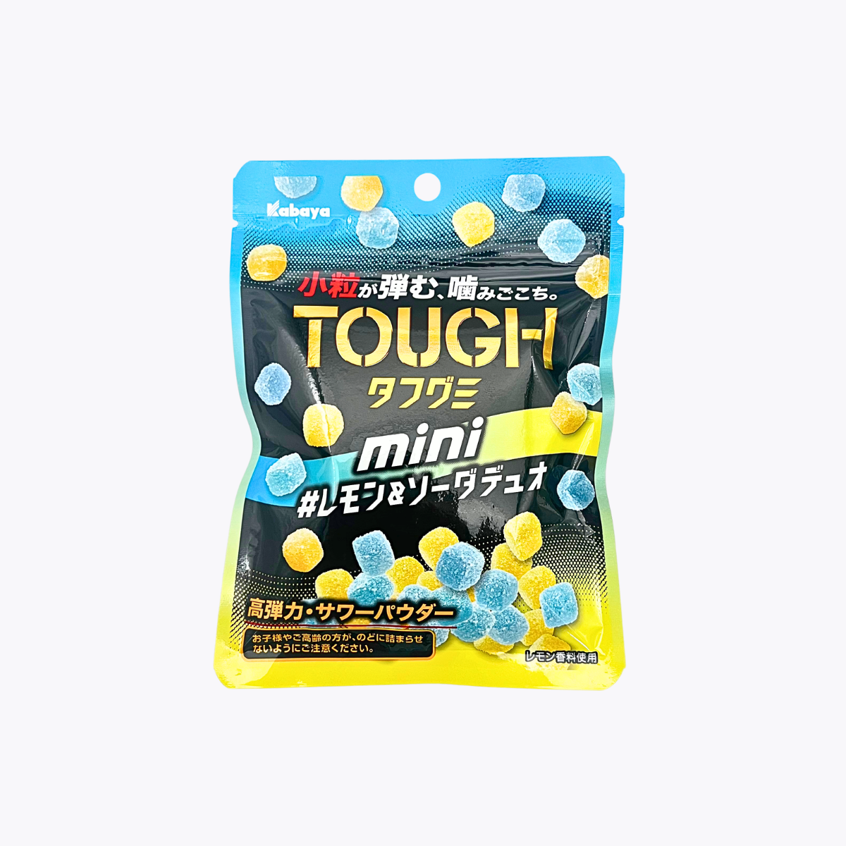 Kabaya卡巴 TOUGH GUMMY mini 超彈力軟糖 小粒 檸檬汽水口味 80g