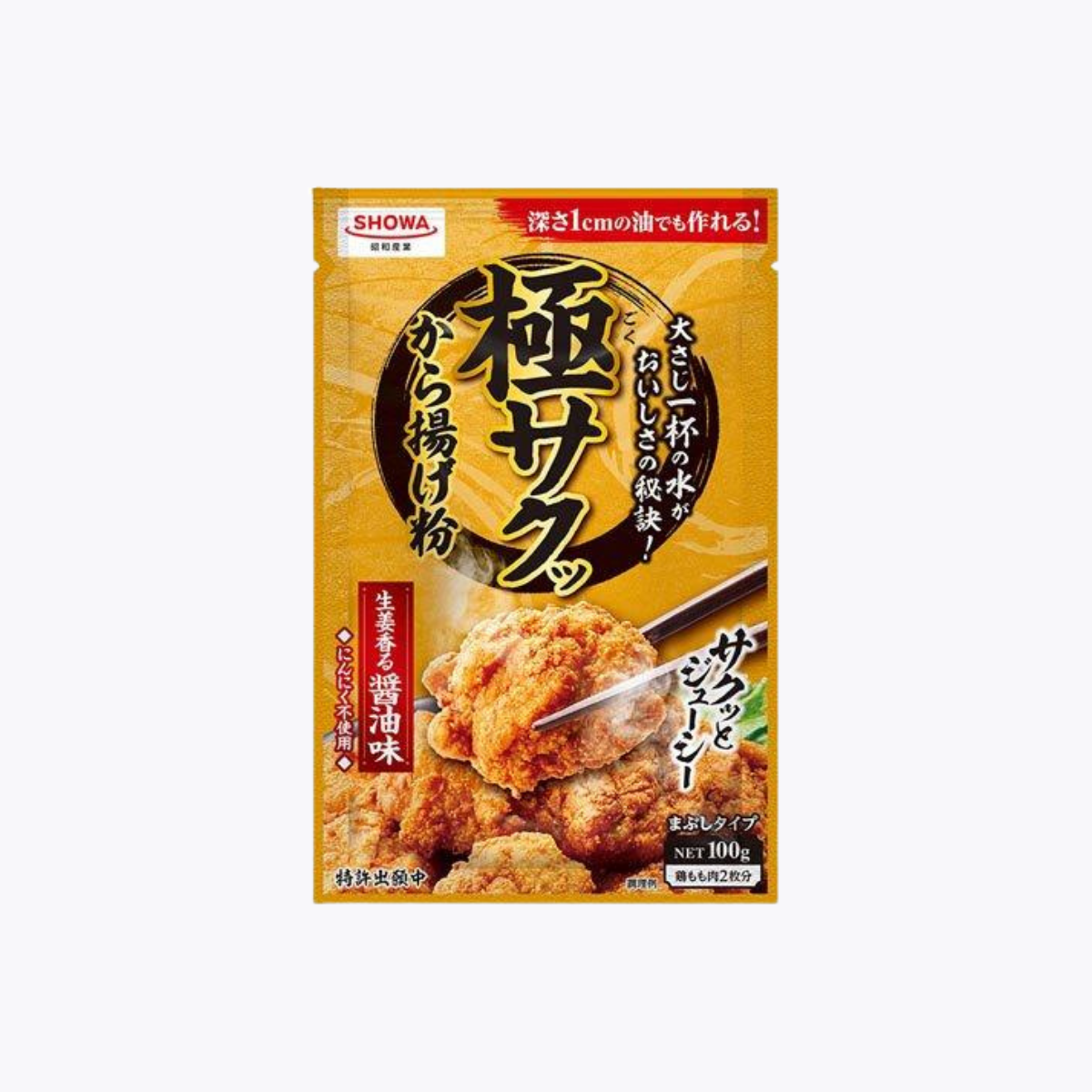 昭和產業 極酥脆炸雞粉 薑香醬油風味 100g