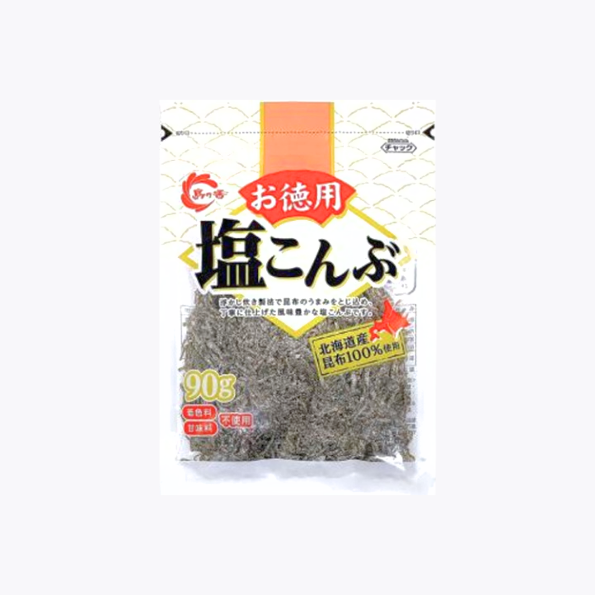 島乃香 大包裝超值鹽昆布 100%使用北海道產昆布 90g