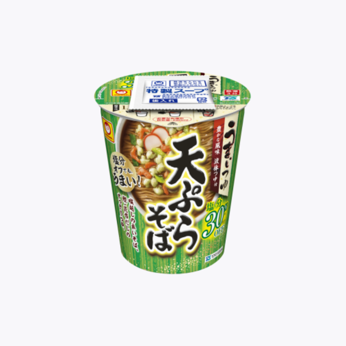 東洋水產 MARUCHAN 美味湯頭 減鹽 天婦羅蕎麥麵 72g