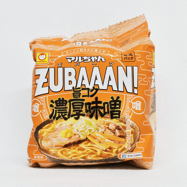 東洋水産マルちゃんZUBAAAN! 旨コク濃厚味噌3食パック378g
