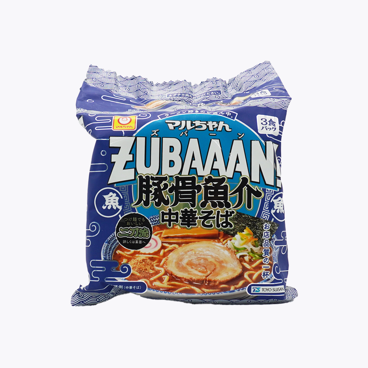 東洋水產 Maruchan ZUBAAAN! 豚骨魚介中華拉麵 泡麵 3袋裝 348g