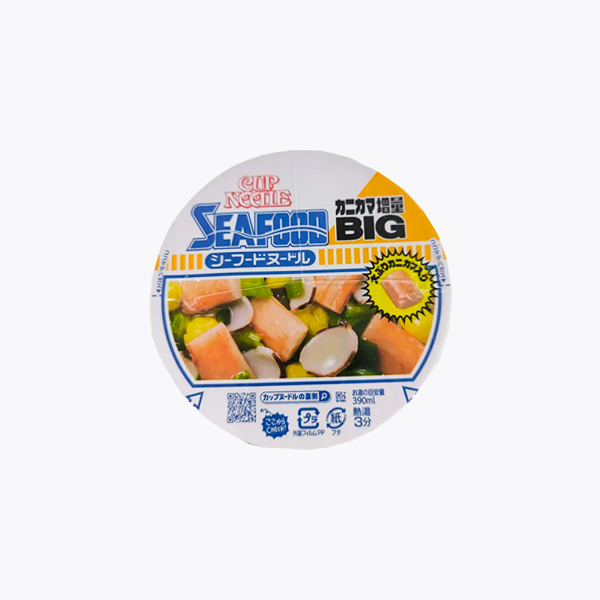 日清食品 NISSIN 海鮮杯麵 泡麵 BIG 大容量 120g
