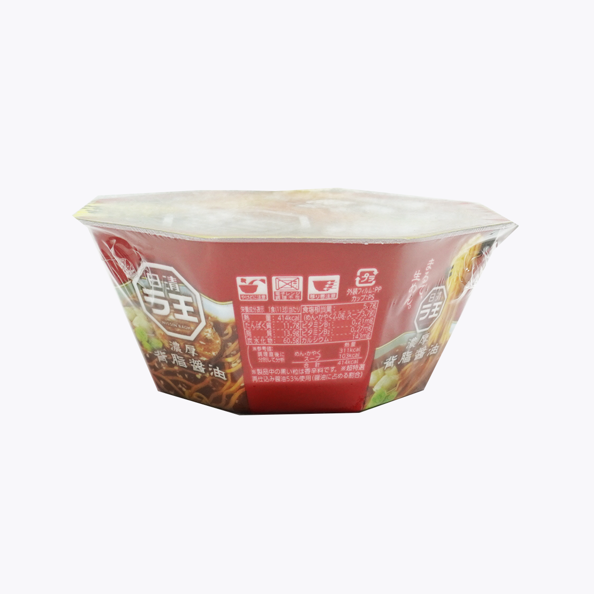 日清食品 NISSIN 日清拉王 濃厚豬背脂醬油味拉麵/泡麵 113g