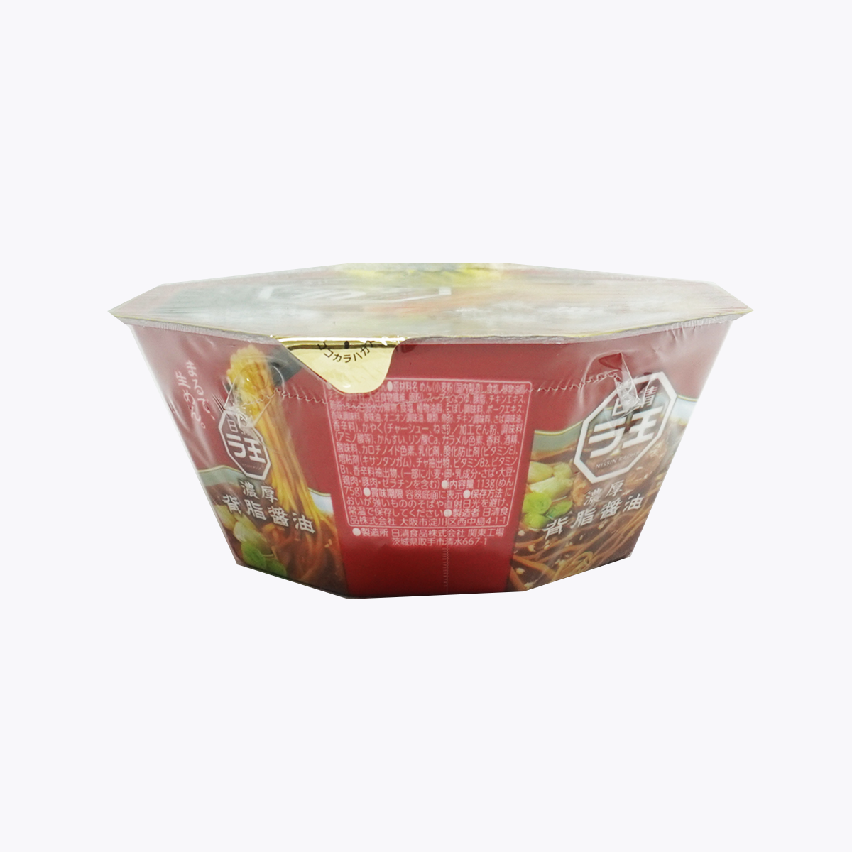 日清食品 NISSIN 日清拉王 濃厚豬背脂醬油味拉麵/泡麵 113g