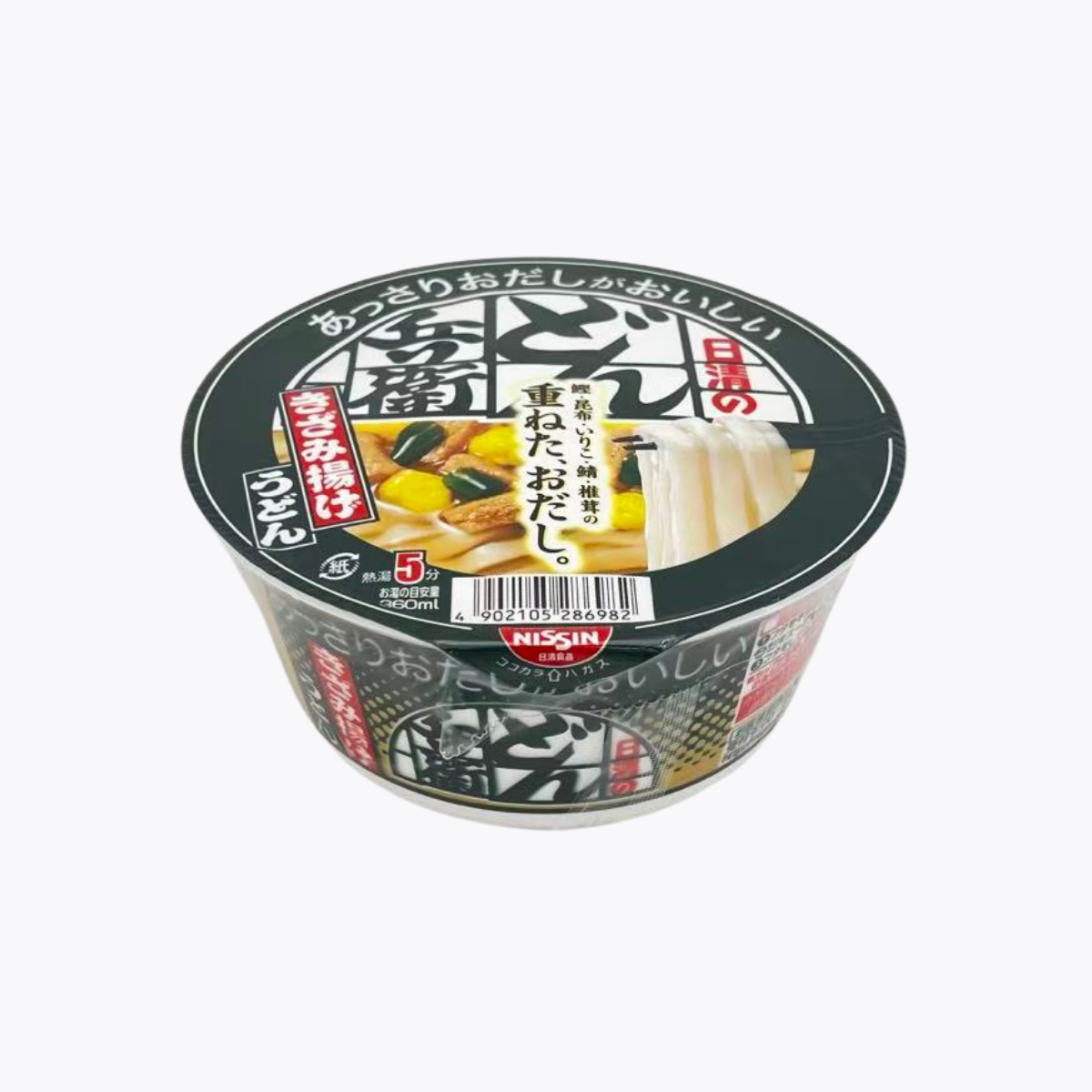 日清食品 NISSIN 咚兵衛清淡高湯美味烏龍麵 切片豆皮烏龍麵 68g