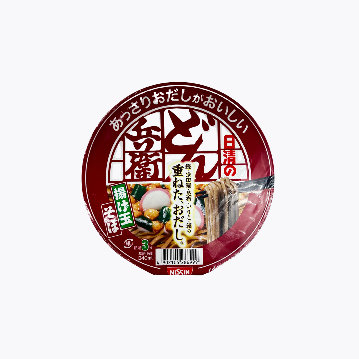 日清食品 NISSIN 咚兵衛清淡高湯美味烏龍麵 天婦羅碎蕎麥麵 69g