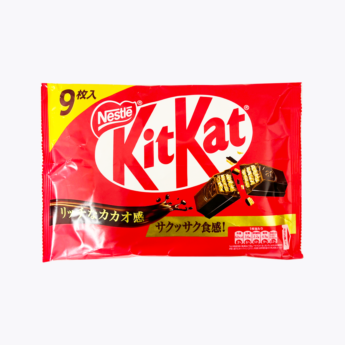 雀巢 kitkat 巧克力迷你餅乾 9入