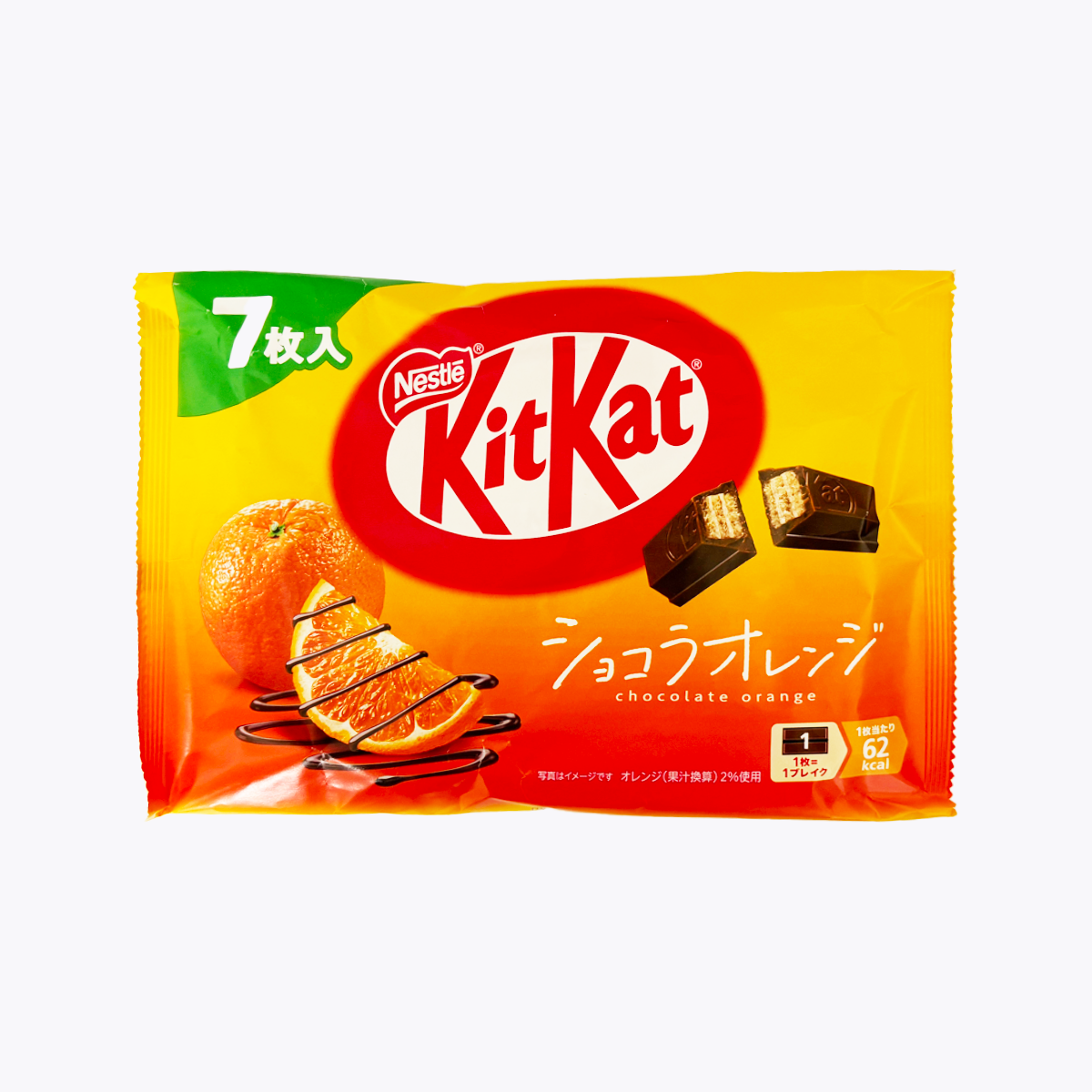 日本雀巢 KitKat 香橙可可口味 巧克力威化餅 7片