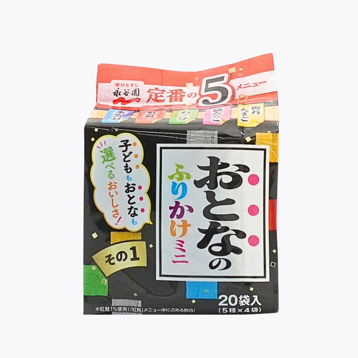 永谷園 大人的拌飯香鬆 迷你系列1 5種經典綜合口味  20袋入 