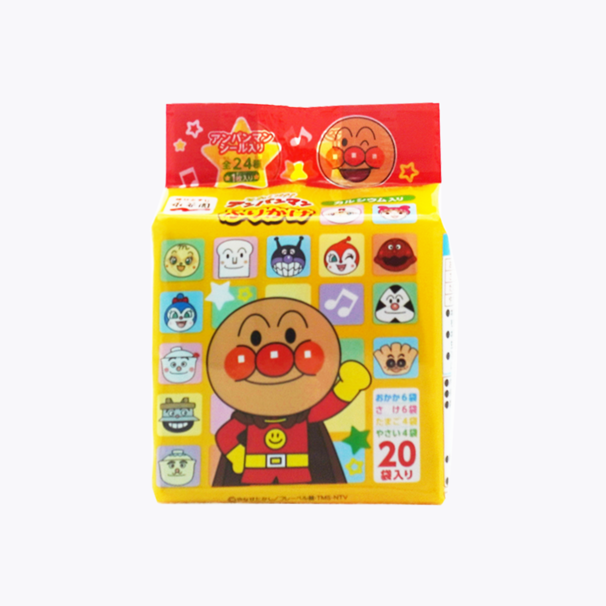 永谷園 麵包超人 拌飯香鬆 迷你包 (附麵包超人貼紙) 20袋 50g 