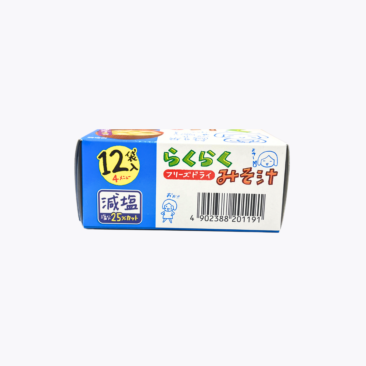 永谷園  綜合減鹽味噌湯 速溶冷凍乾燥粉 蔥花 海帶 豆腐 豆皮口味 12袋入