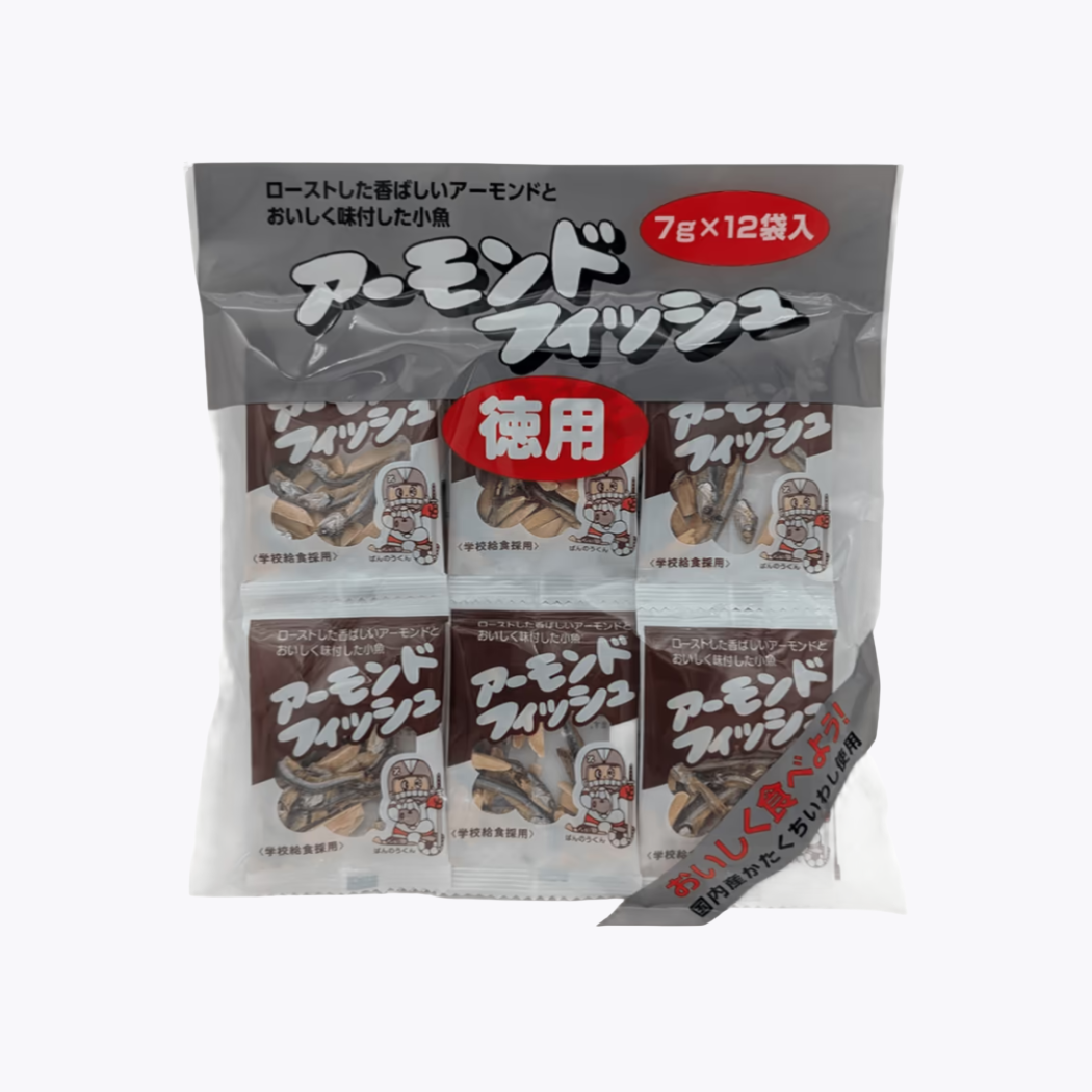 藤澤商事  杏仁小魚干 大包 7g×12P 