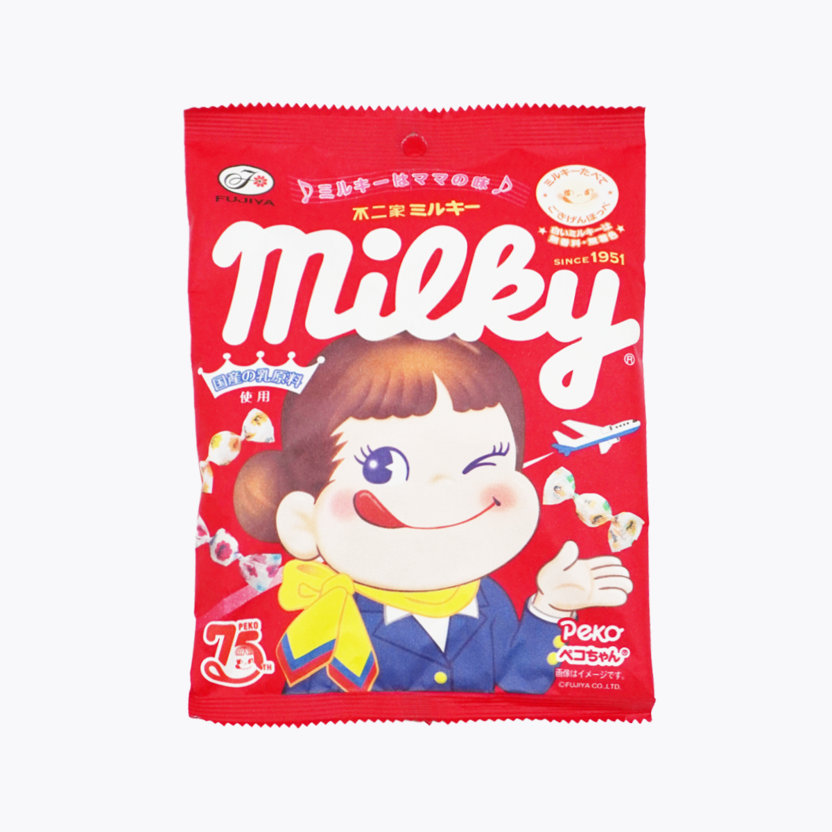 不二家 Milky 經典原味牛奶糖 個別包裝 100g 