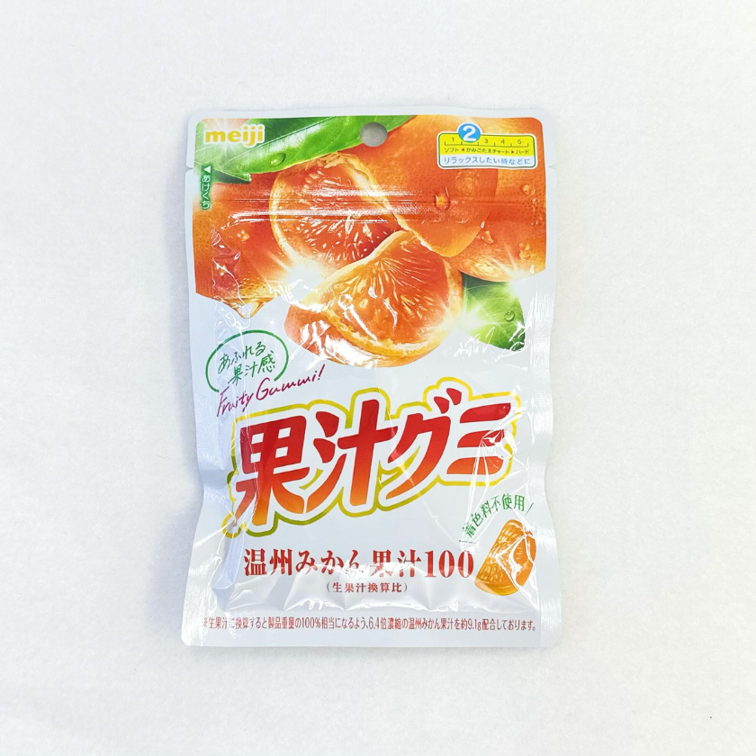 明治 果汁QQ糖 溫州蜜柑/橘子味 54g
