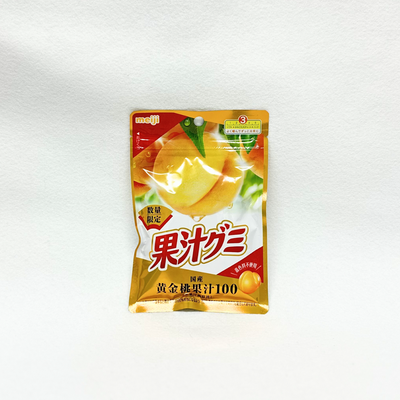 Meiji明治 果汁QQ軟糖 黃金桃 47g