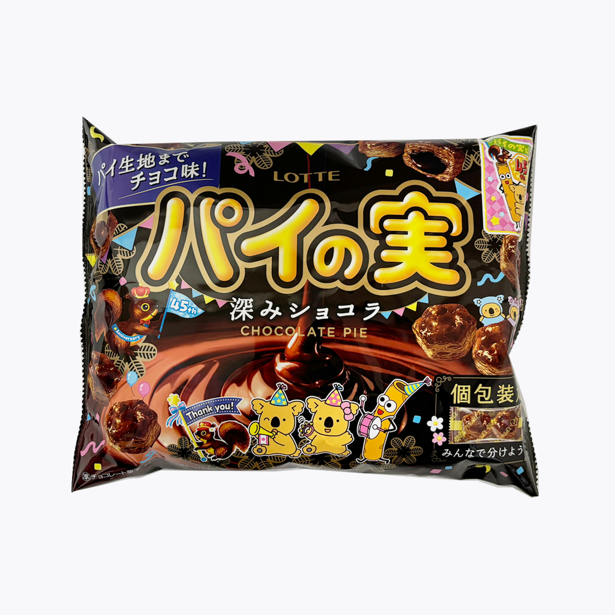 LOTTE 樂天 千層派 濃厚巧克力風味 分享包 124g