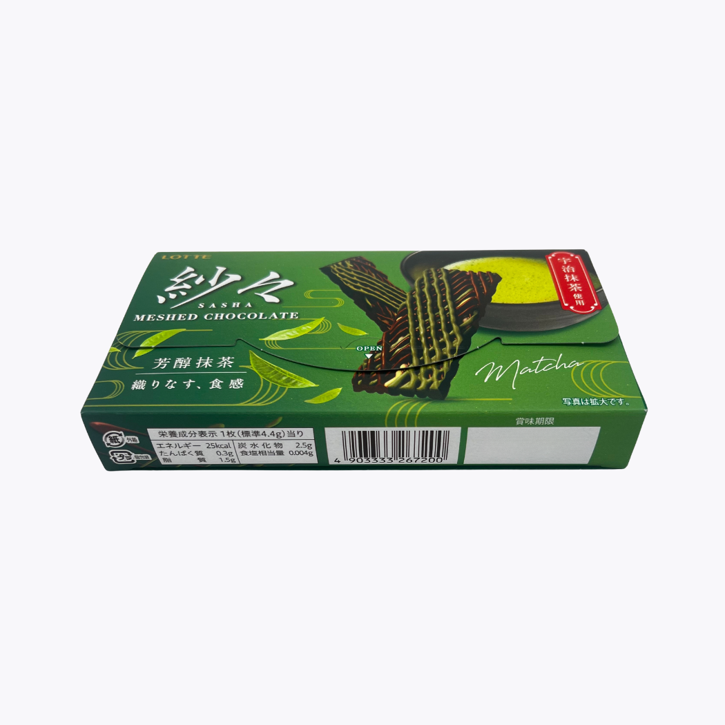 LOTTE 樂天 紗紗 濃郁抹茶巧克力 69g