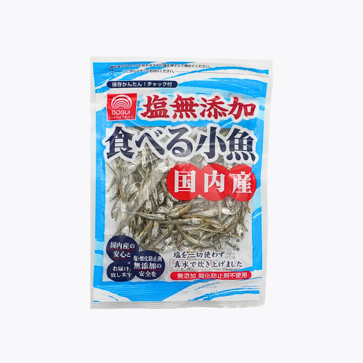 Dousui 無添加鹽 食用小魚 小魚乾 30g