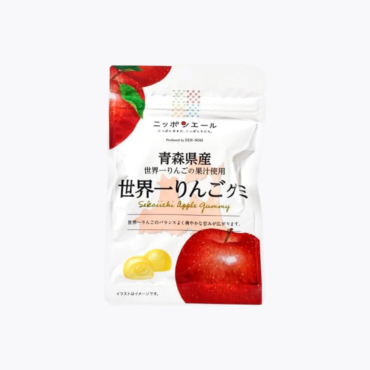 JA全農 青森縣產世界第一蘋果軟糖 40g