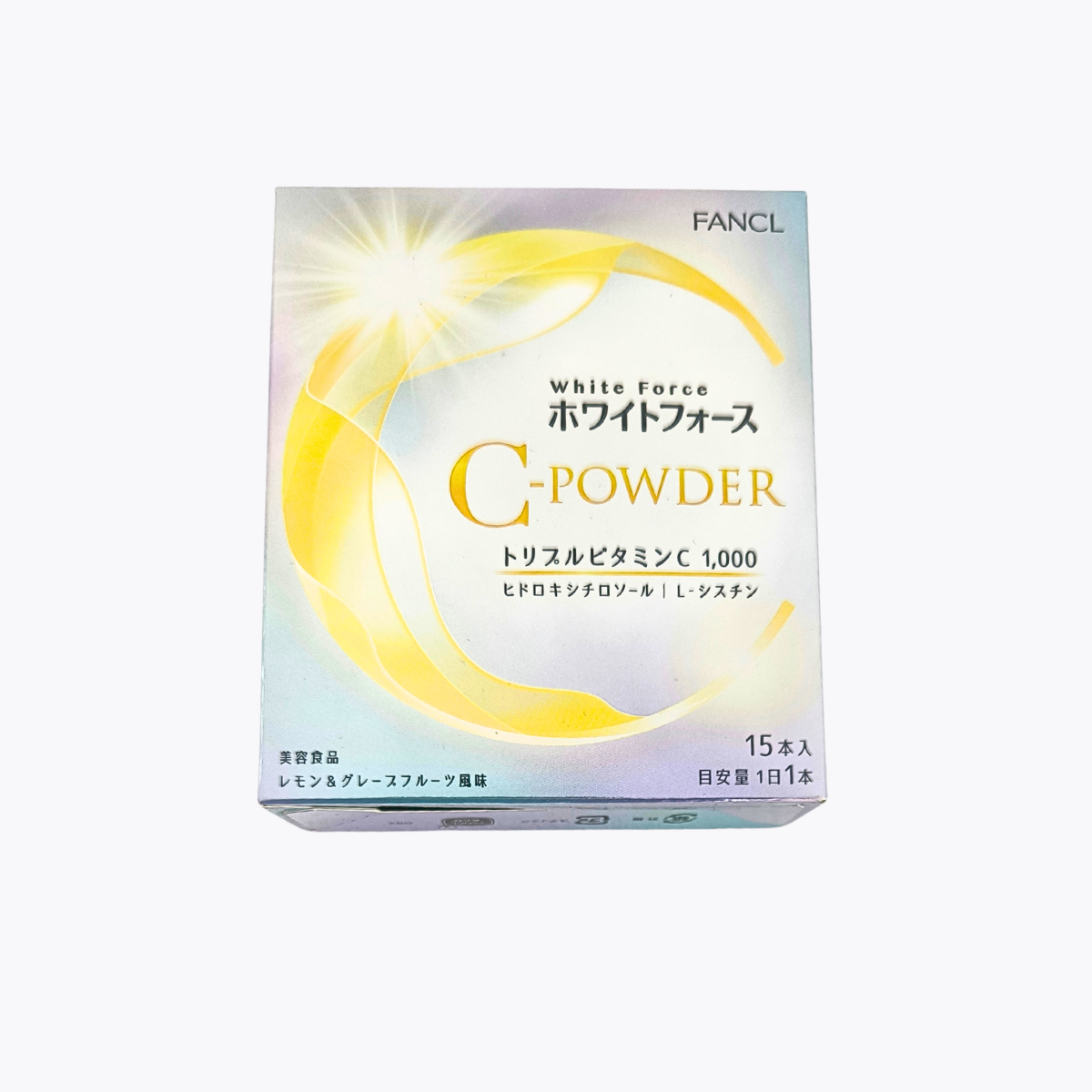 FANCL 芳珂 White Force C Powder 三重維他命C粉 檸檬&葡萄柚風味 27g (1.8g×15包)