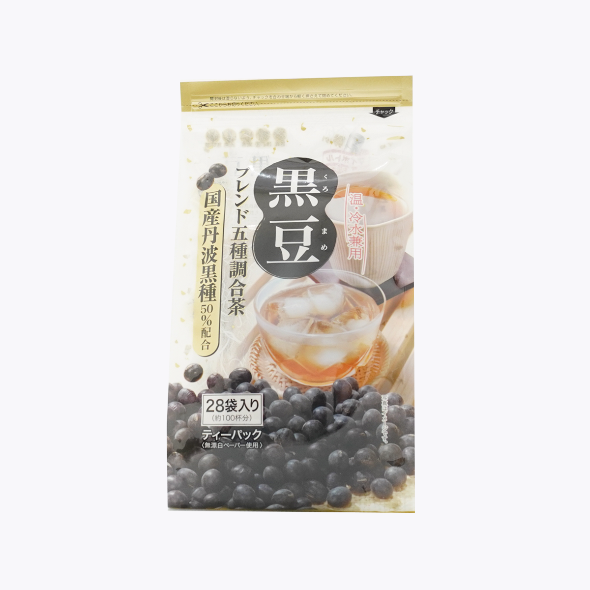 京都茶農業協同組合 日本國產丹波種 黑豆調和茶 茶包 28袋