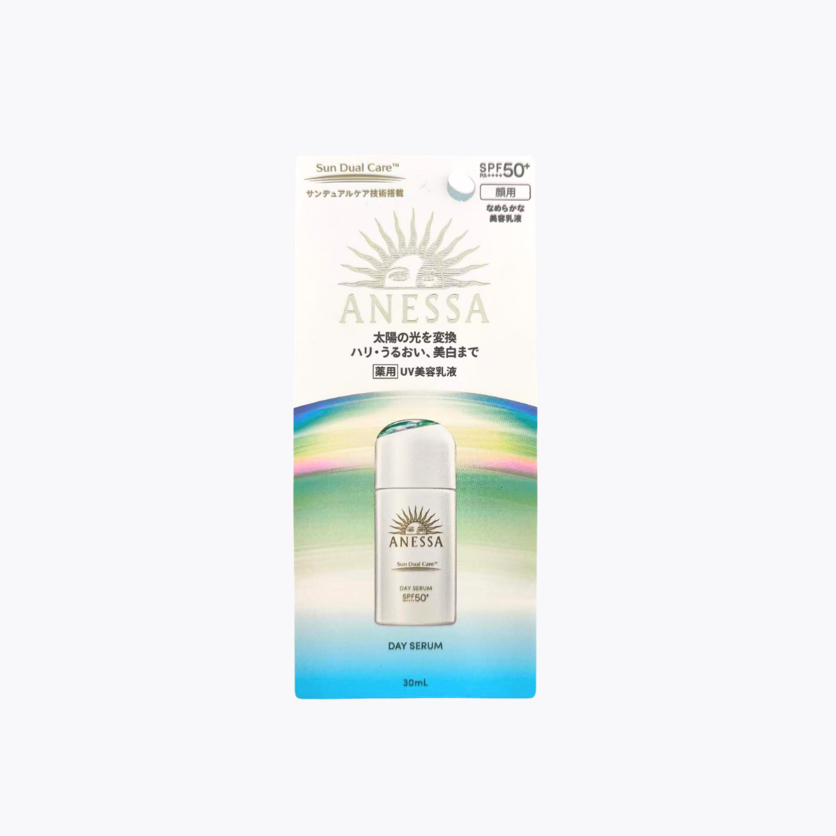 【醫藥部外品】資生堂 ANESSA 安耐曬 濾鏡美顏日間防護精華 SPF50+ PA++++ 防水★ 臉部用 清新花香 30ml